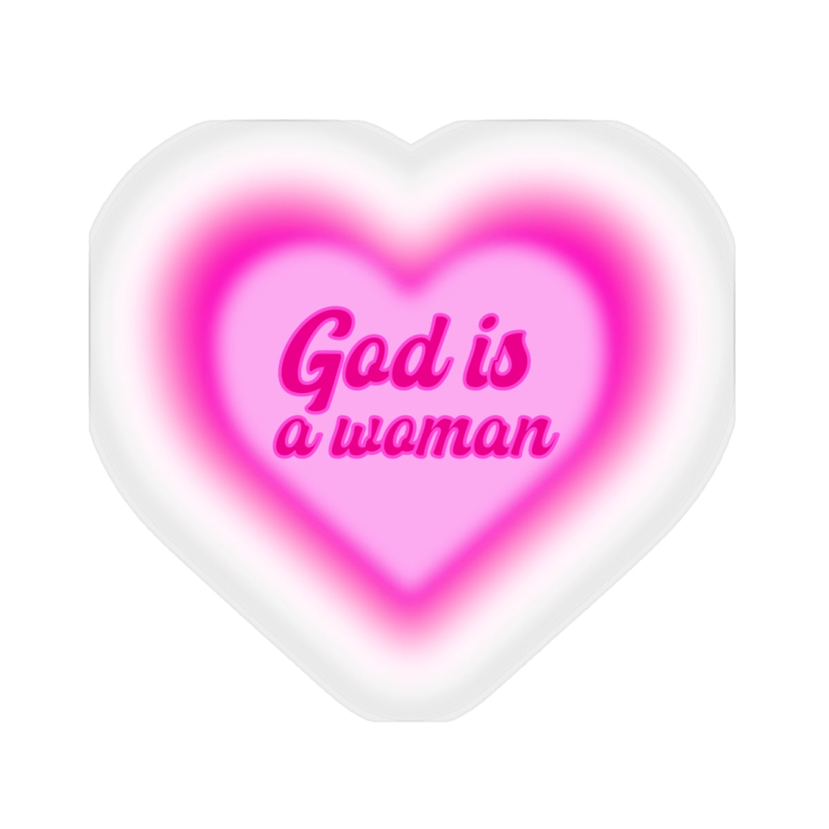 God is a Woman Sticker