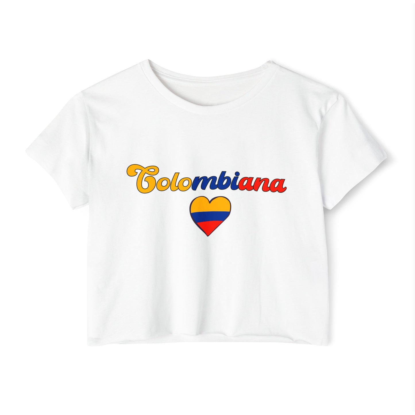 Colombiana Baddie Cropped Tee