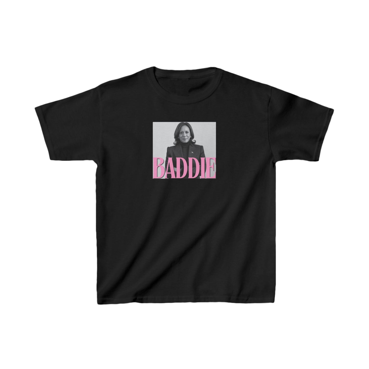 Kamala Is a Baddie Cropped Baby Tee