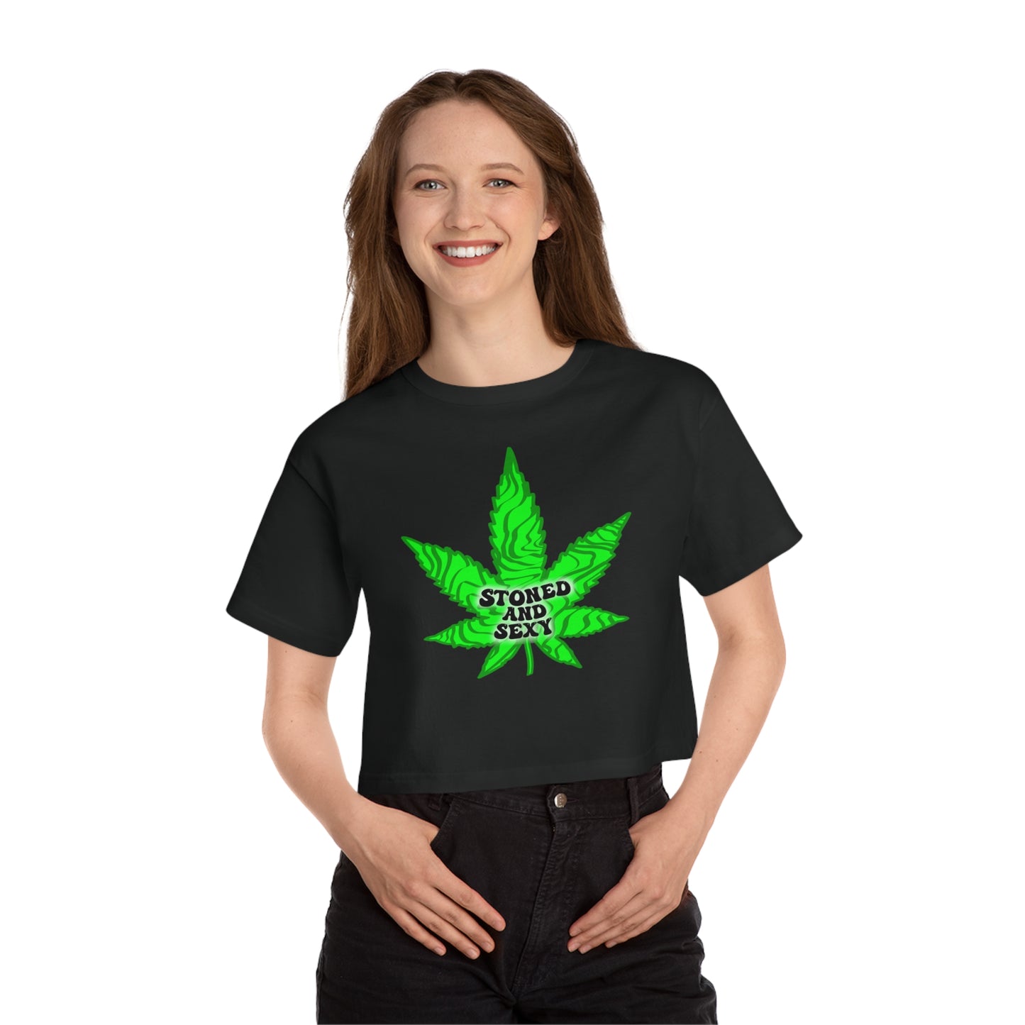 Stoned and Sexy Women's Cropped T-Shirt