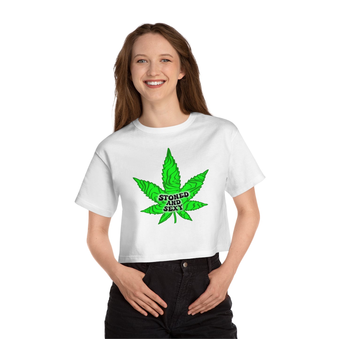 Stoned and Sexy Women's Cropped T-Shirt