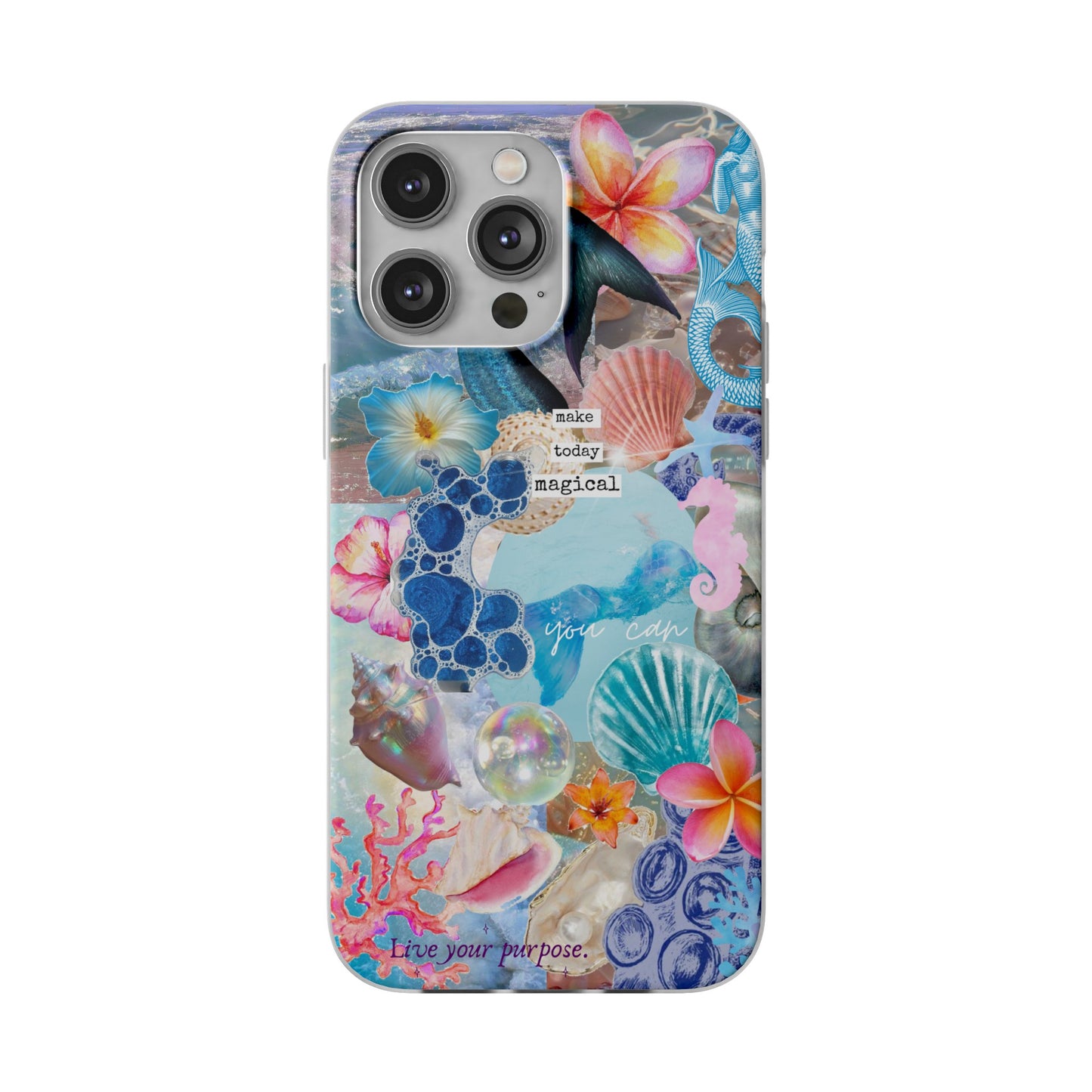 Mermaid Coquette Collage Phone Case