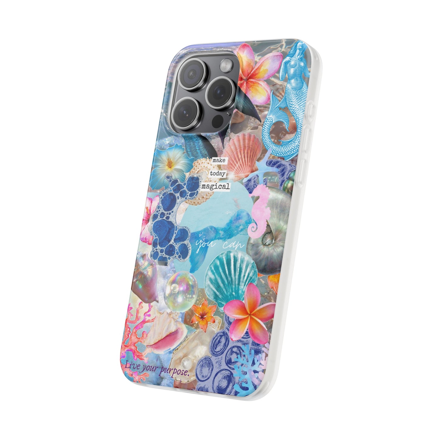 Mermaid Coquette Collage Phone Case