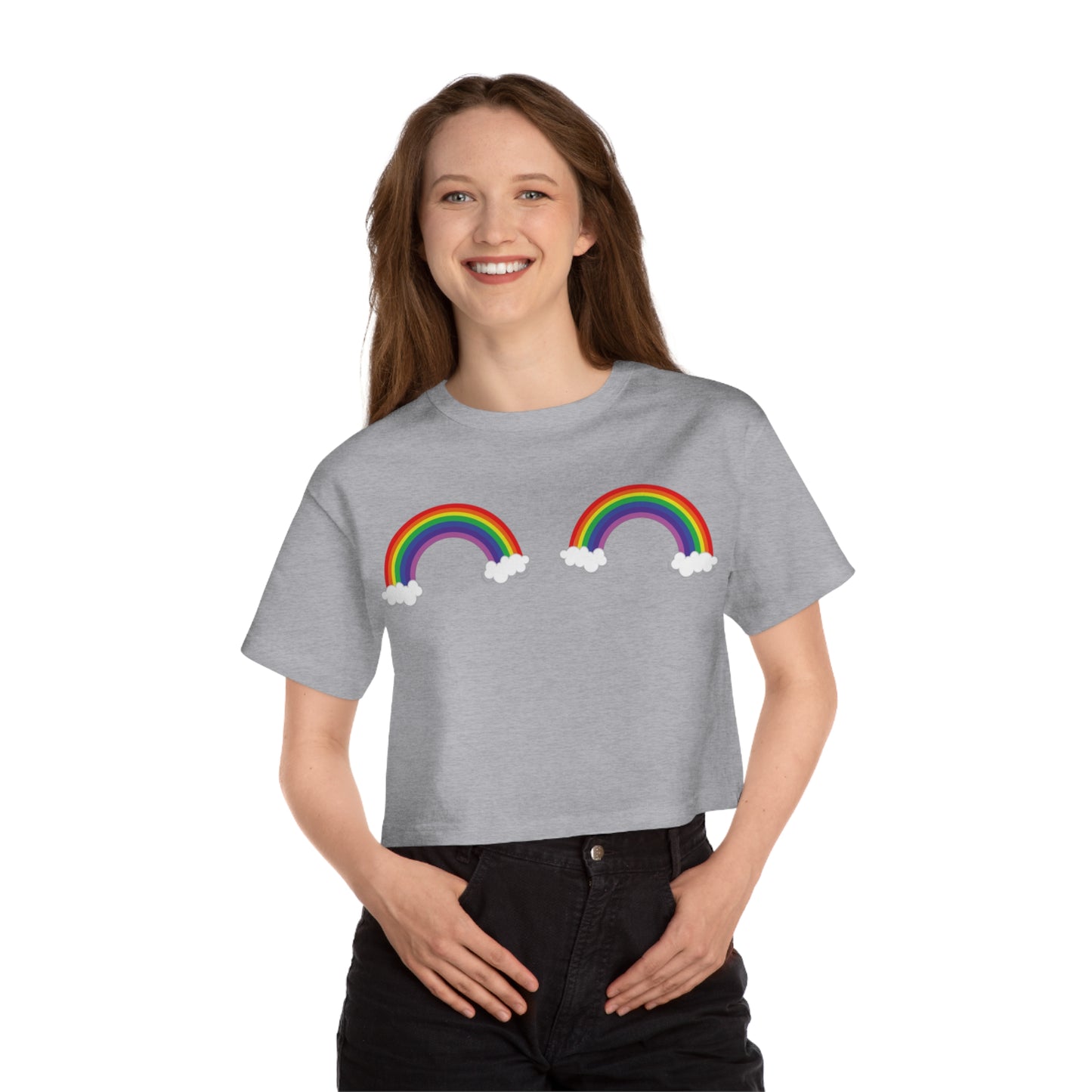 Rainbow Pasties Cropped Tee