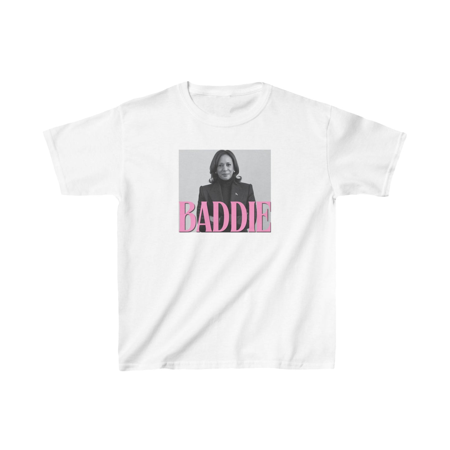 Kamala Is a Baddie Cropped Baby Tee