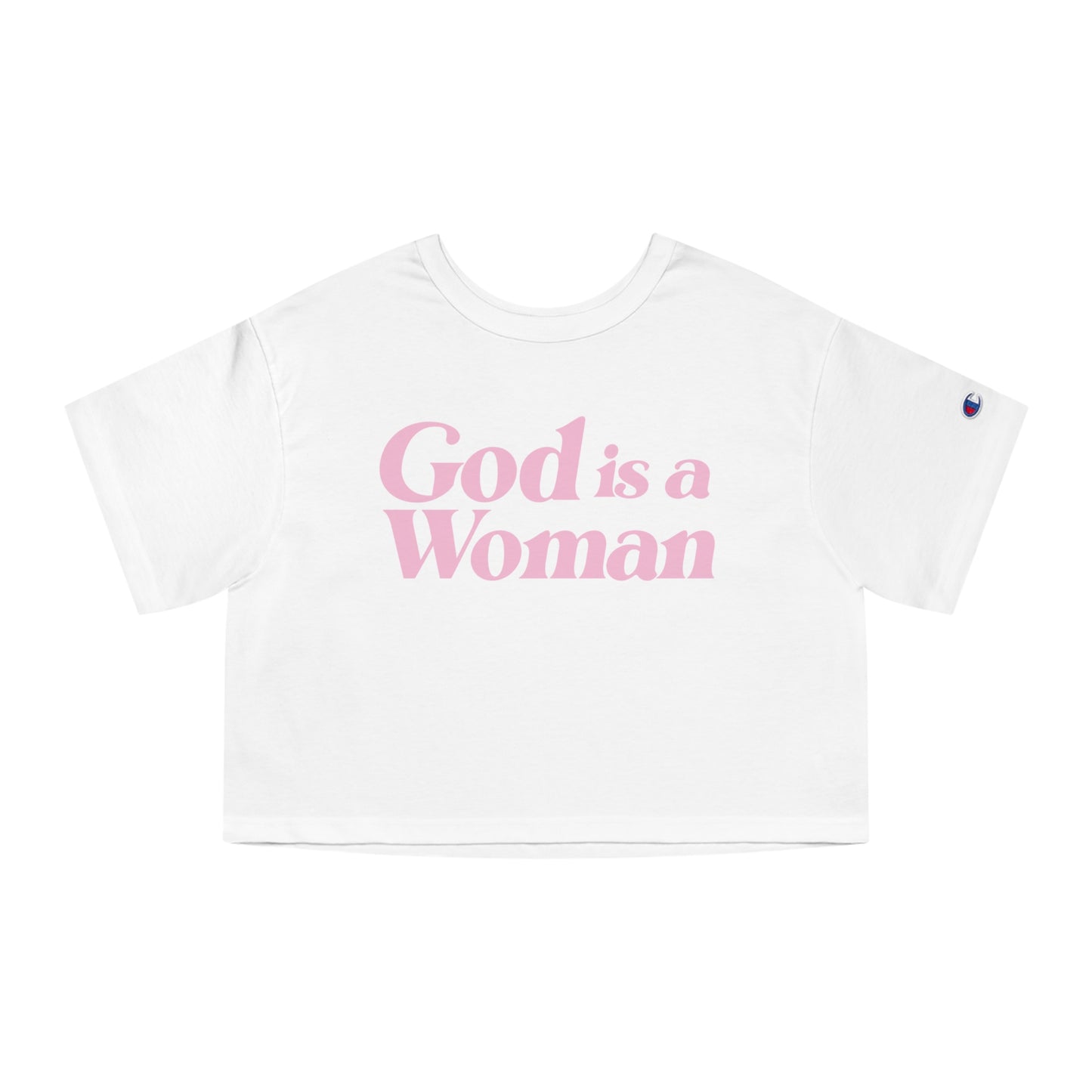 God Is A Woman Cropped Tee