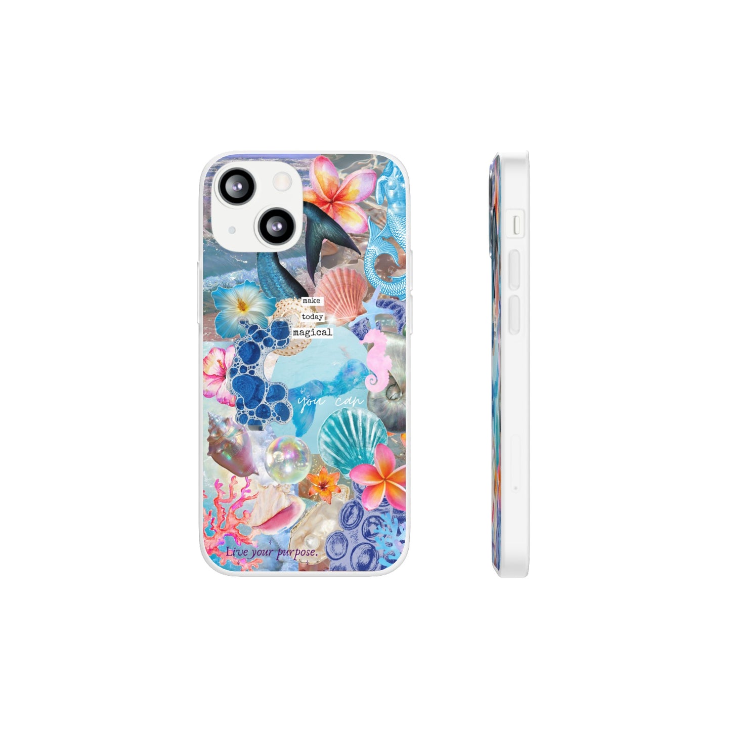 Mermaid Coquette Collage Phone Case