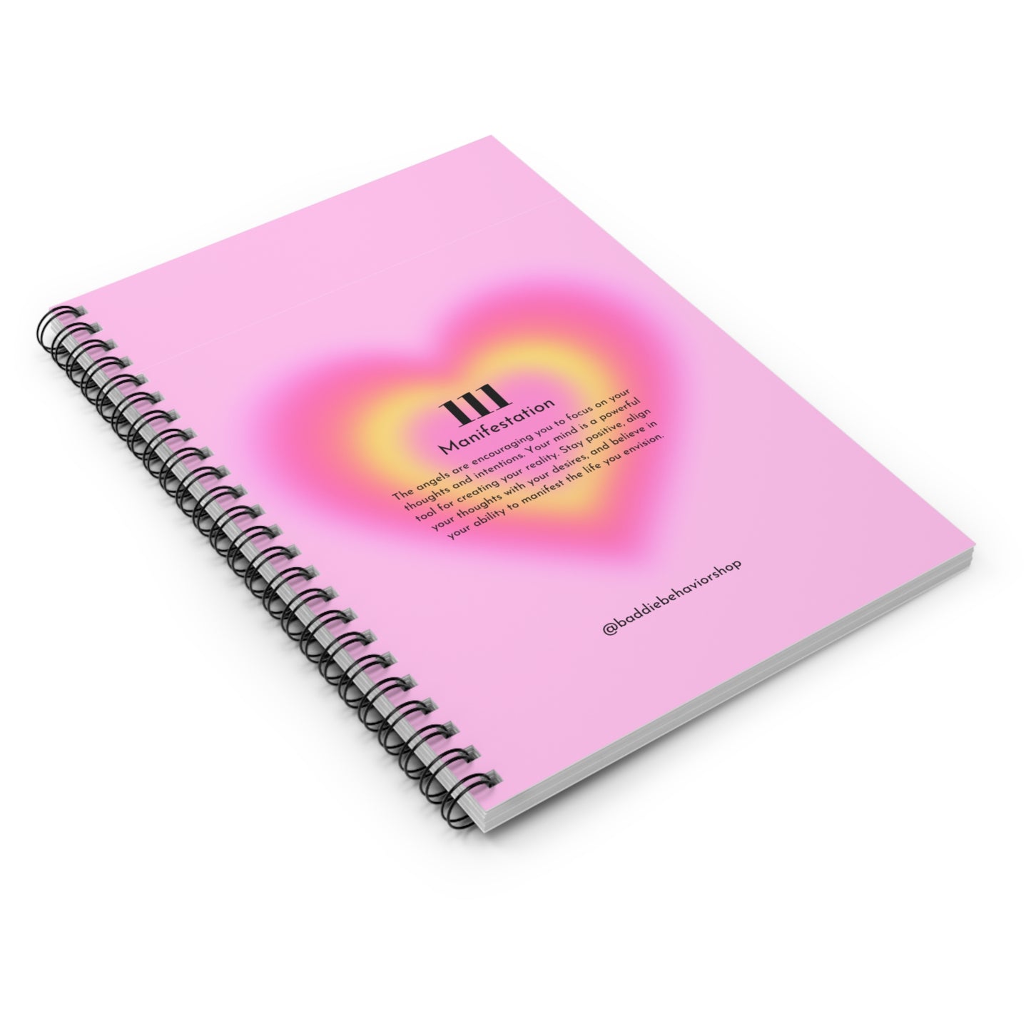 Manifest 111 Spiral Notebook -