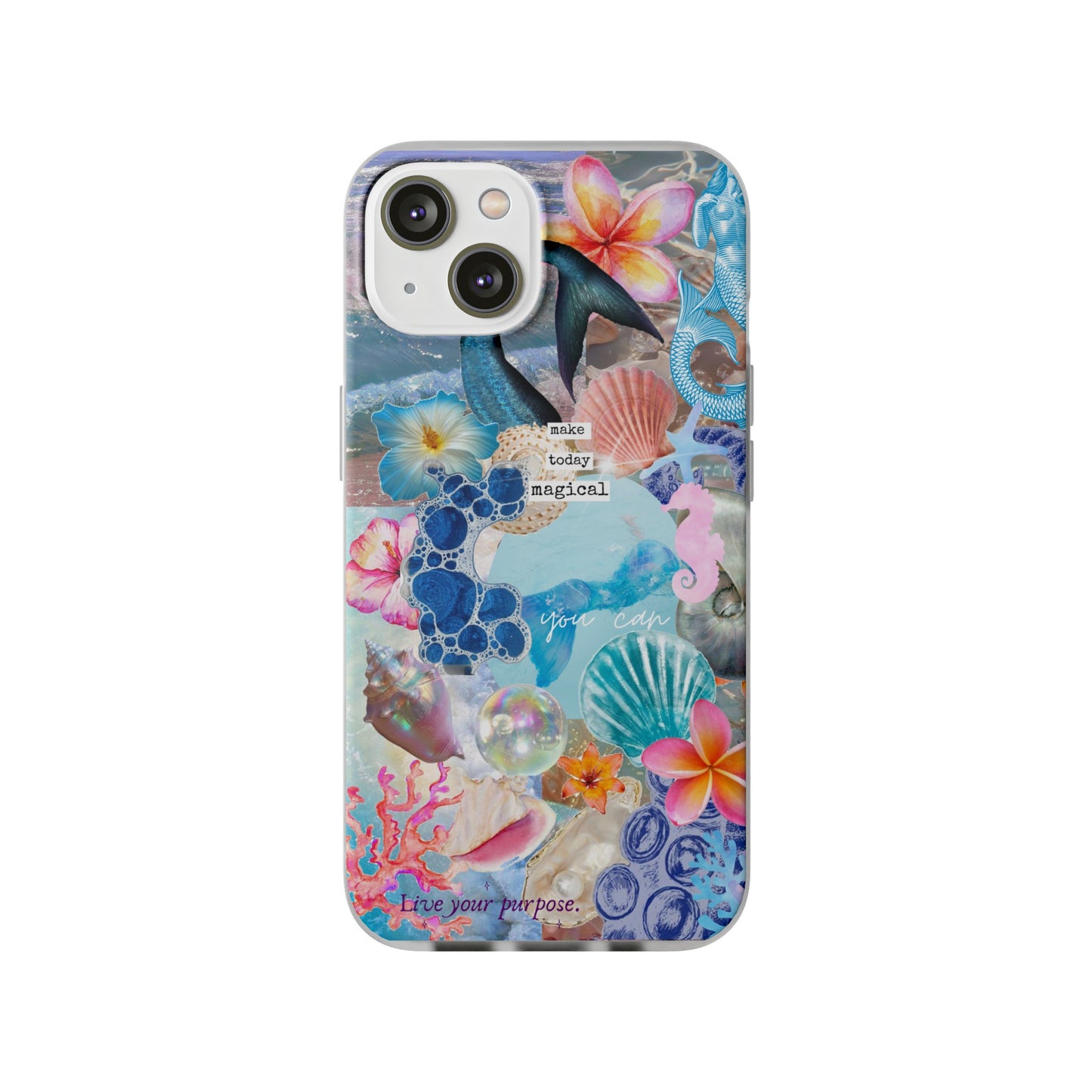 Mermaid Coquette Collage Phone Case