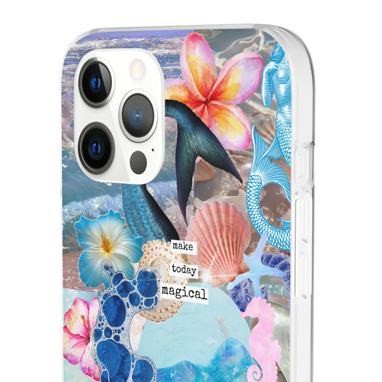 Mermaid Coquette Collage Phone Case