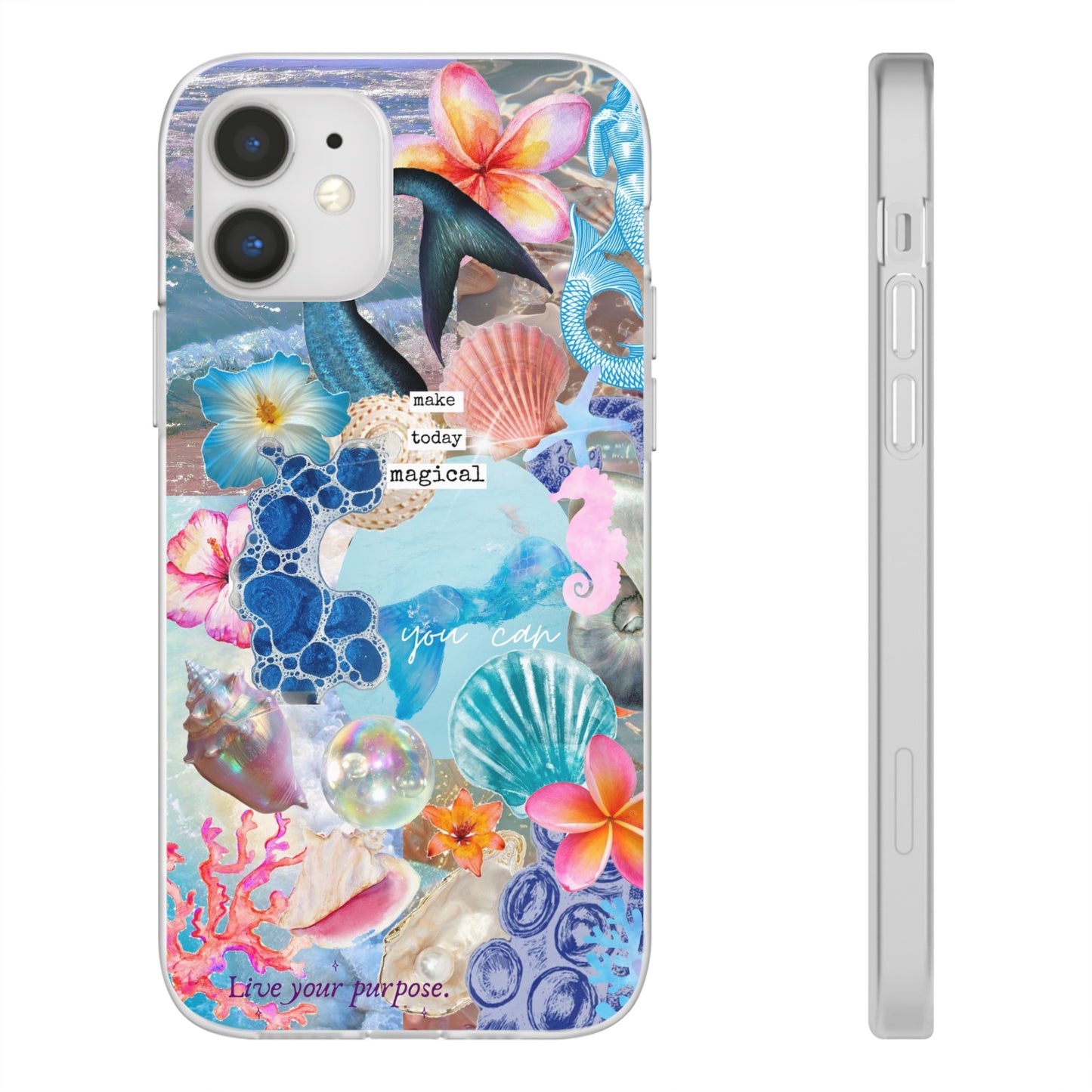 Mermaid Coquette Collage Phone Case