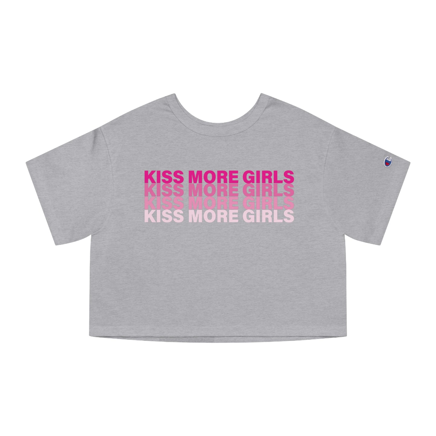 KISS MORE GIRLS CROPPED TEE