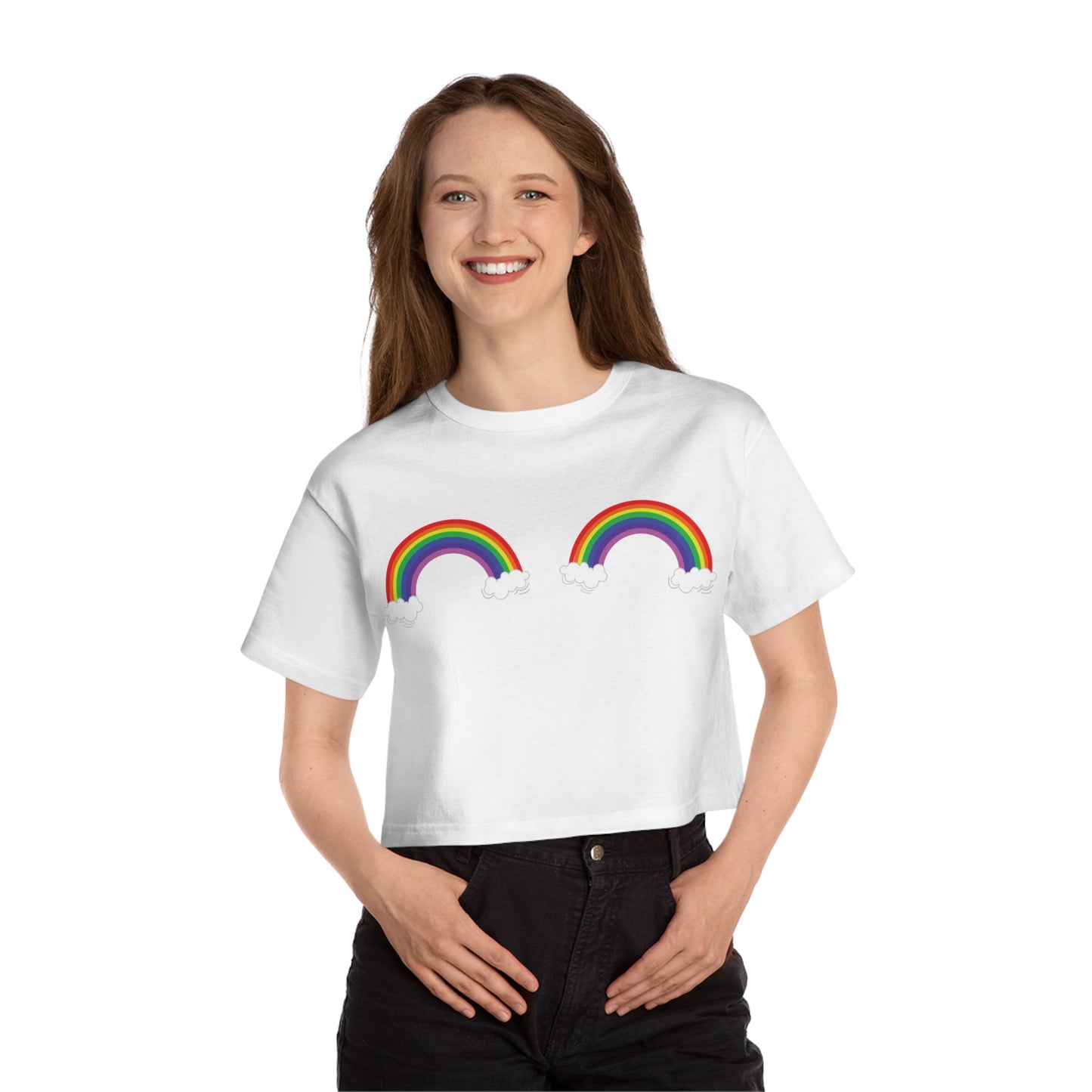 Rainbow Pasties Cropped Tee