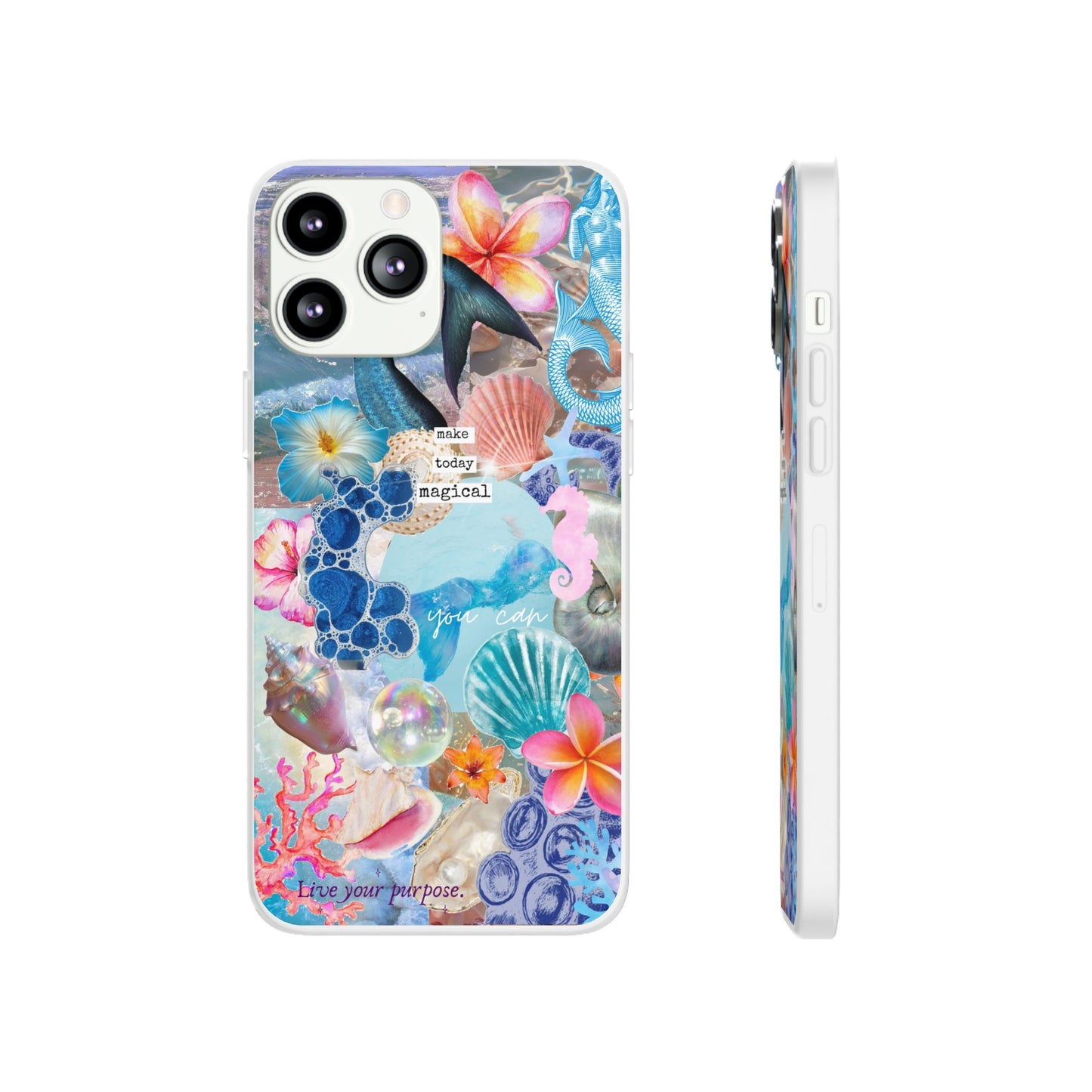 Mermaid Coquette Collage Phone Case