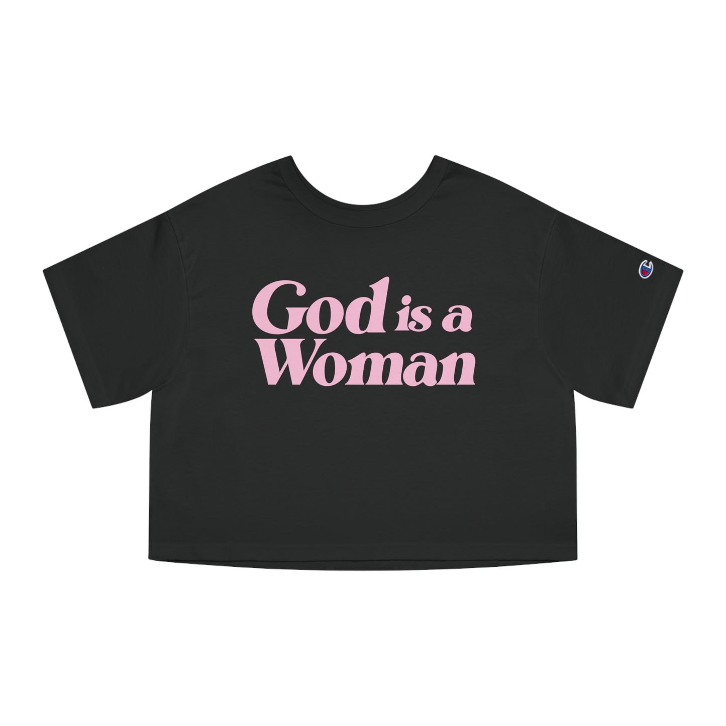 God Is A Woman Cropped Tee