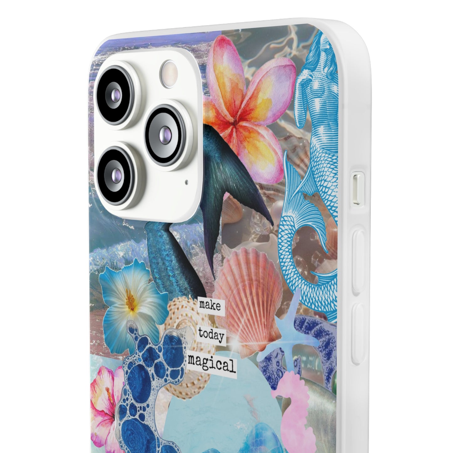 Mermaid Coquette Collage Phone Case