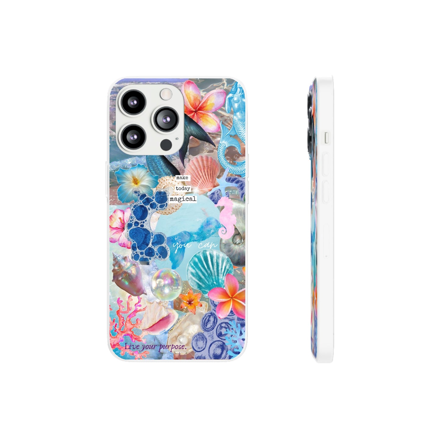 Mermaid Coquette Collage Phone Case