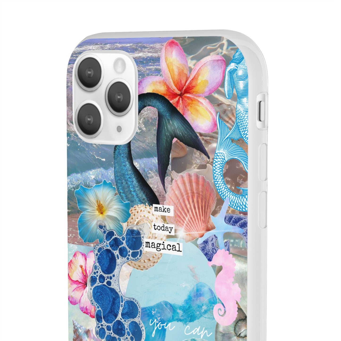 Mermaid Coquette Collage Phone Case