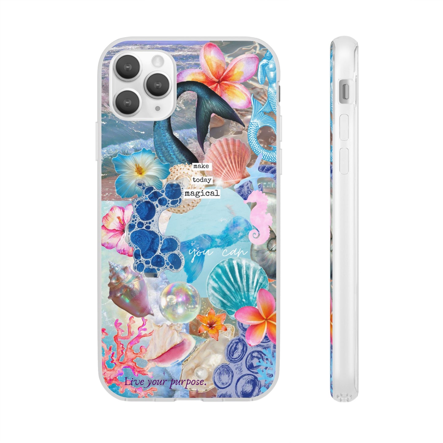 Mermaid Coquette Collage Phone Case