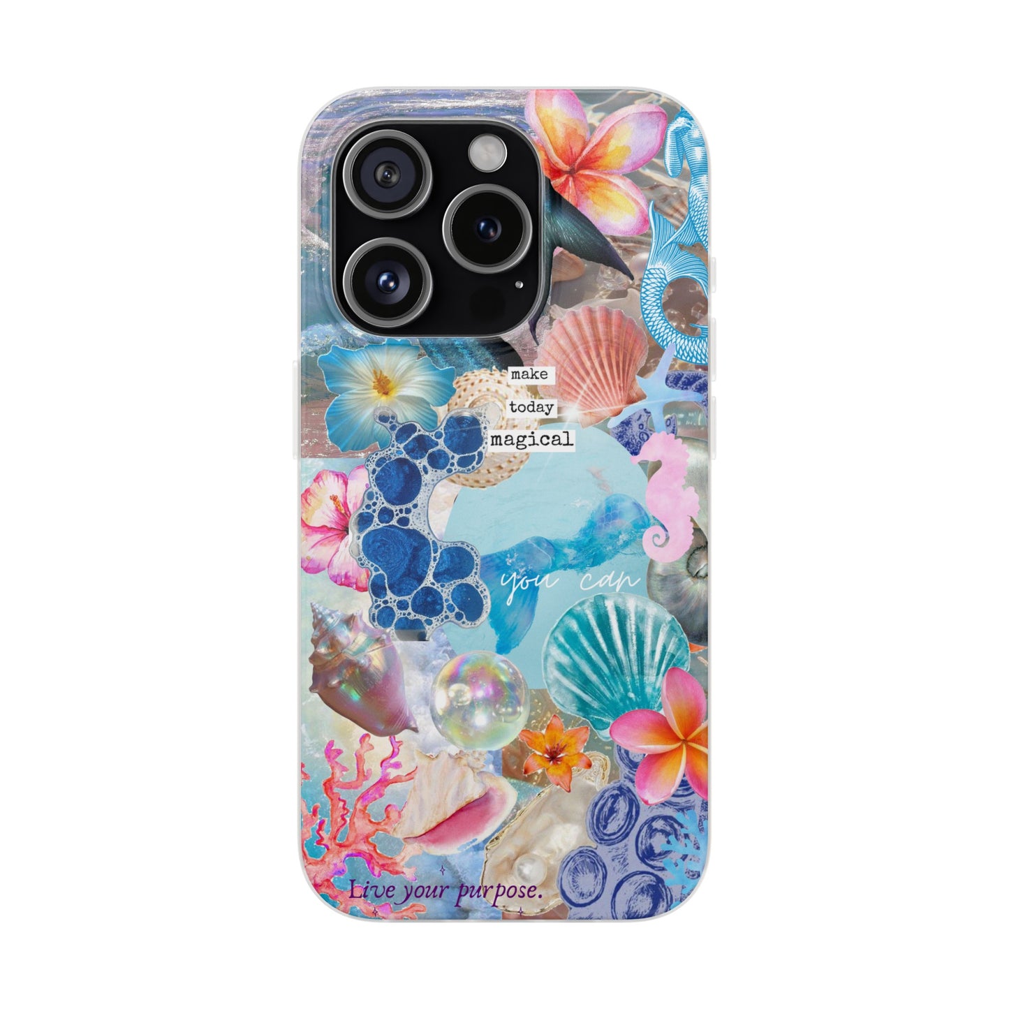 Mermaid Coquette Collage Phone Case