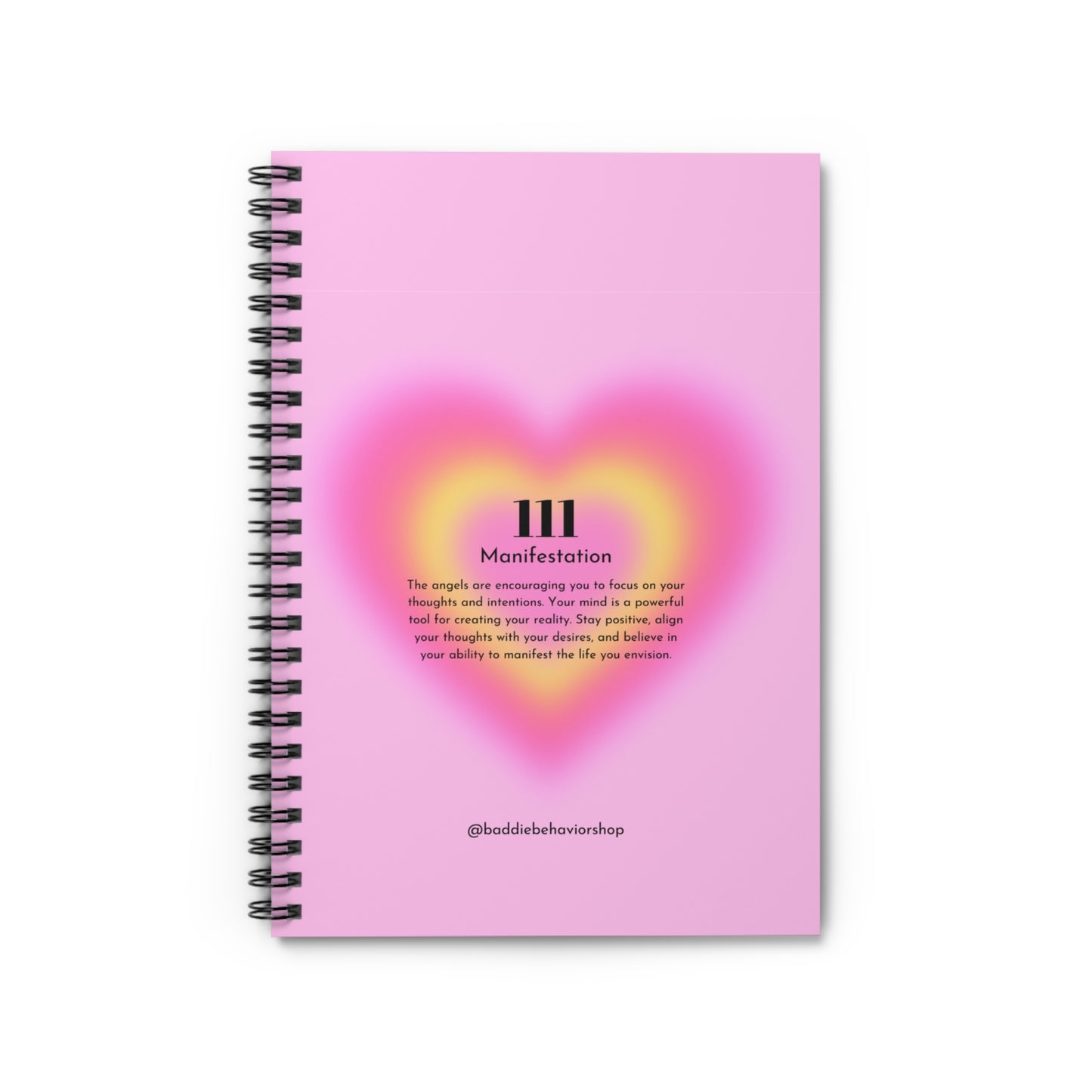 Manifest 111 Spiral Notebook -