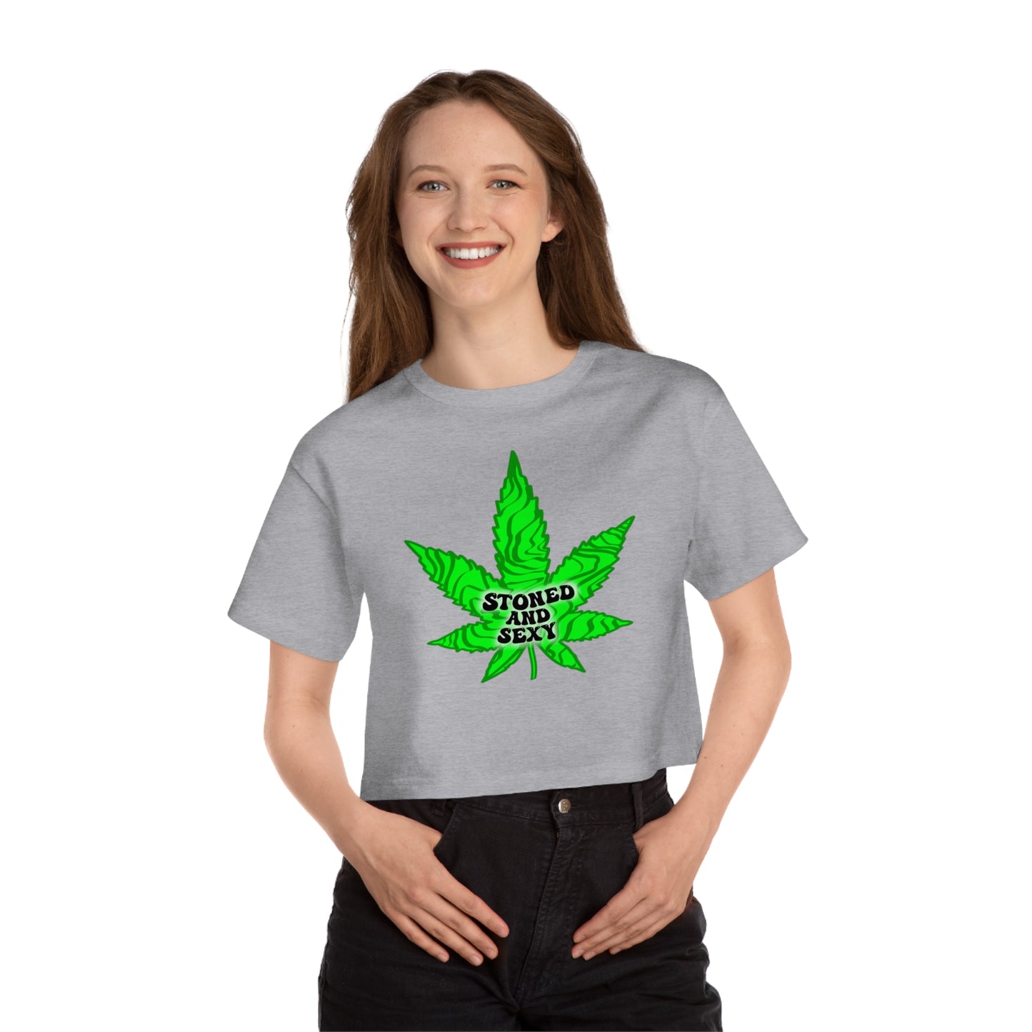 Stoned and Sexy Women's Cropped T-Shirt