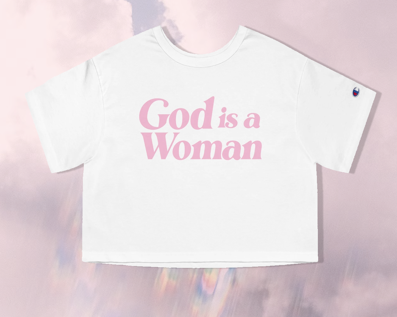 God Is A Woman Cropped Tee