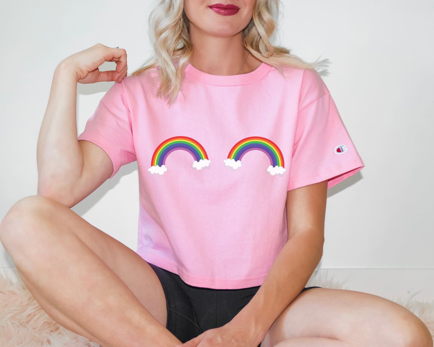 Rainbow Pasties Cropped Tee